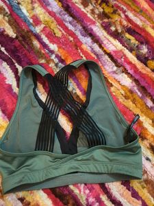 Victoria's Secret Olive Green Sports Bra