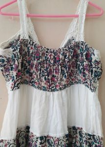 White Floral Dress