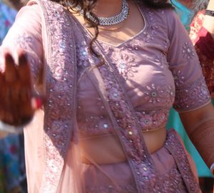 Bridal Lehnga Choli With Heavy Cancan