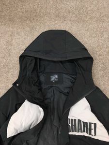Stylish Black &amp; White "SHARE!" Jacket