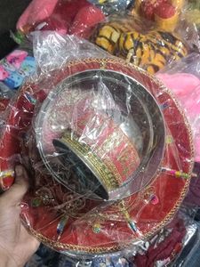karwachauth special thali in new condition