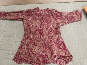 Boho Paisley Print Kurta