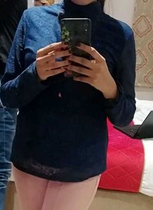 Navy blue Lace top