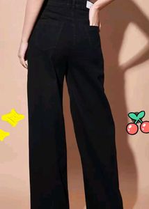 Black Wide Leg Jeans