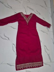Elegant Embroidered Kurta