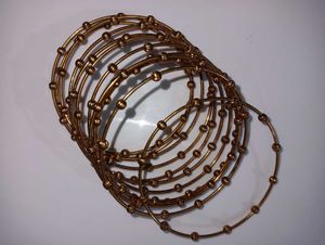 Antique Gold Afghani Bangles