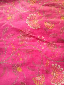 Pink Floral Print Kurta