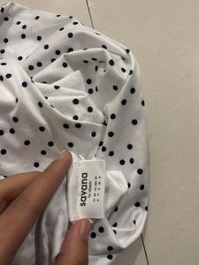 Polka Dot Tie-Back Tank