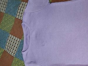 lavender crop top