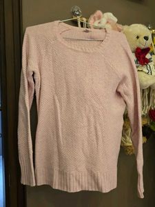 Pale Pink Knit Sweater