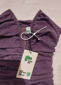 Strapless Ruched Dress