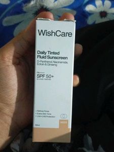 WishCare Daily Tinted Fluid Sunscreen SPF 50+