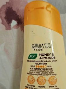 Joy Honey &amp; Almonds Body Lotion