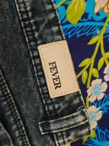 Wide Leg Washed Denim Jeans