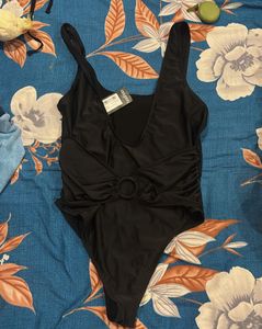 Black One-Piece Swimsuit