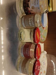 10 GLASS JARS ON SALE