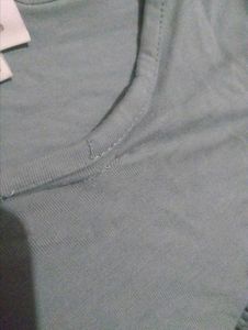 Stylish Blue Ruffled Long Sleeve Top