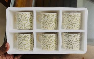 Set of 6 Ceramic Mugs