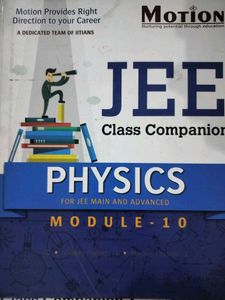 Motion JEE Manis &amp; Advance Full Physics Class Modu