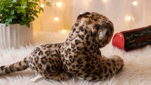 Realistic Leopard Plush Toy