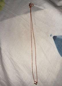Rose Gold Chain Necklace with Pendant