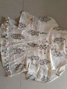 Printed White Top