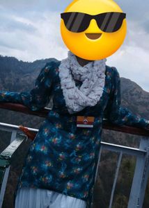 u shape transparent kurti