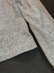 Grey Mock Neck Long Sleeve Top