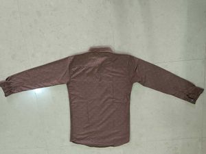 Men's Brown Printed Casual Shirt