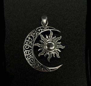 Sun and Moon Pendant Necklace