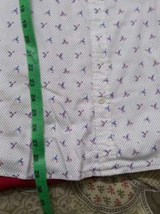 Men's Patterned Casual Shirt twice used top one