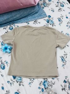 Premium Pinteresty Korean fitted crop top