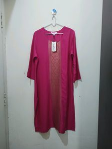 Aaboli Pink And Gold Kurta