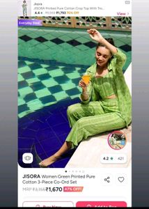 Green co- ord set