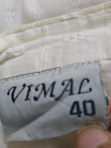 Men's Cotton White Kurta