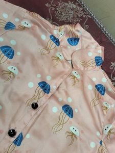 Satin Night Suit Set