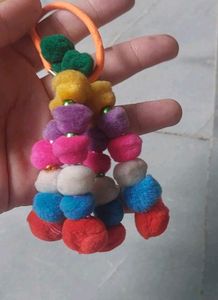 Colorful Pom Hair Tie