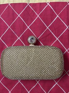 Sparkling Rhinestone Clutch Bag