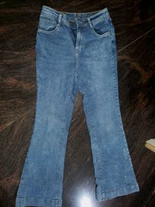 Faded Blue Bootcut Jeans. Free Delivery