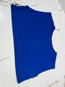 Vibrant Blue Graphic Print jersey