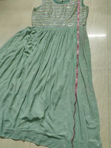 Sparkling Sequined Ethnic Gown