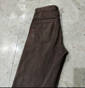 Brown Denim Jeans for unisex