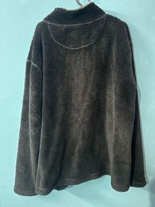 Cozy Brown Fleece Pullover