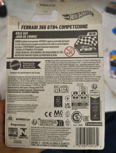 Hot Wheels Ferrari 365 GTB4 Competizione Die-Cast