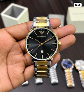 Emporio Armani Black Metal Watch