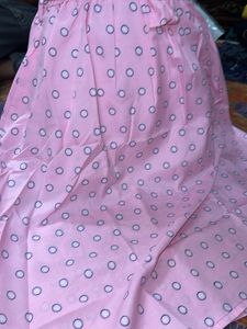 Chic Pink Polka Dot Dress