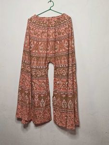 floral printed palazzo | peach | women