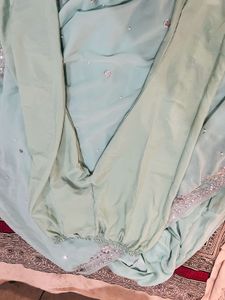 Mint Green Anarkali Suit | Beautiful Embroidered S