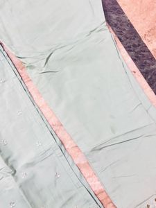 Light Blue Embroidered Kurta Set with Dupatta