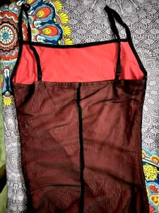 SAVANA Red Gathered Bodycon Dress